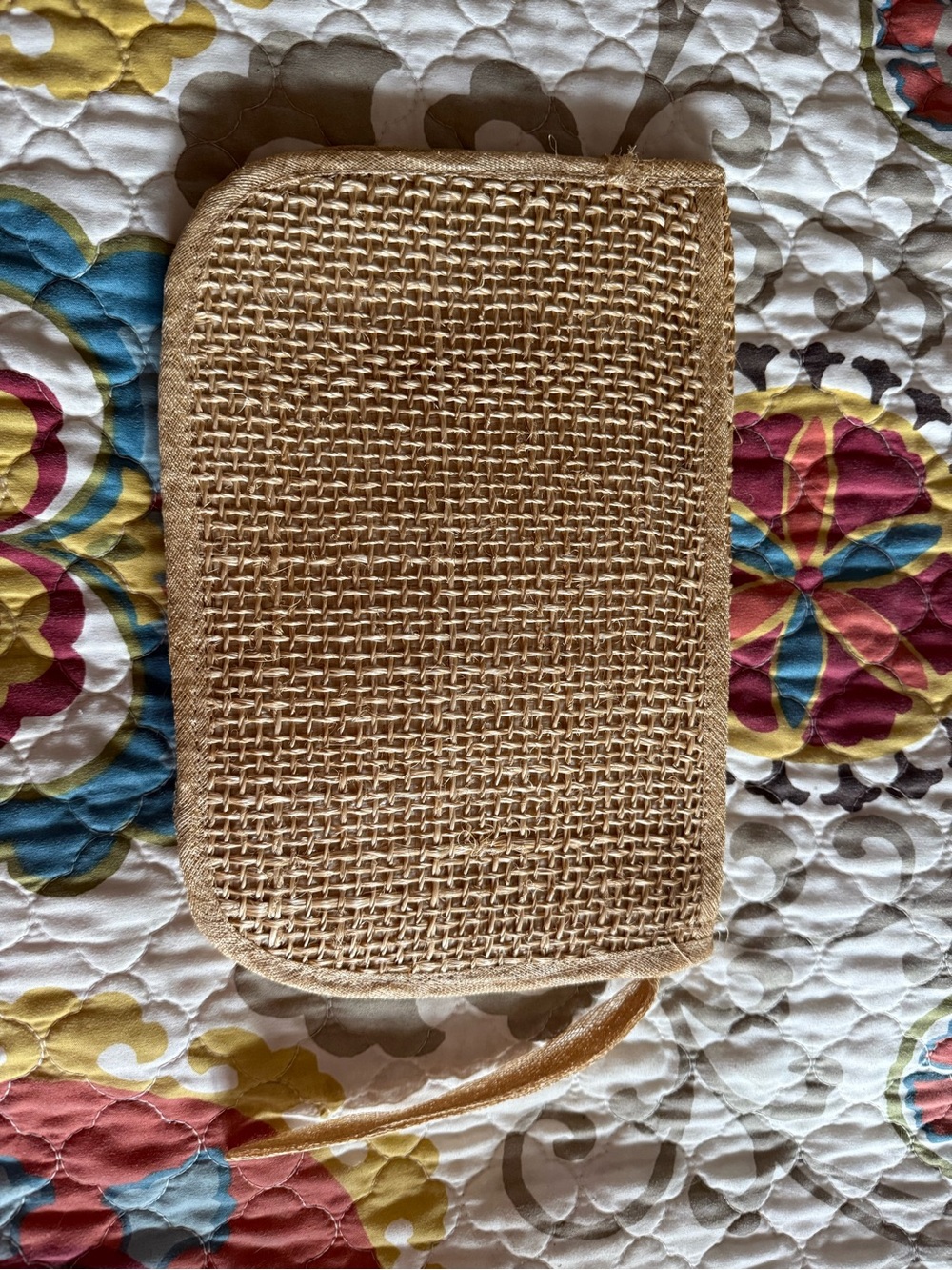 Woven Straw Clutch purse - Picture 2 of 5